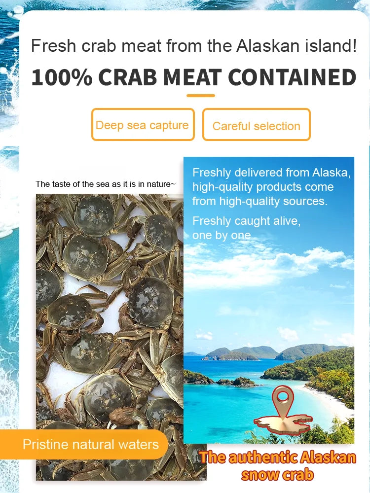 Alaskan Snow Crab Ready-to-EatCrispy Crab-Ying