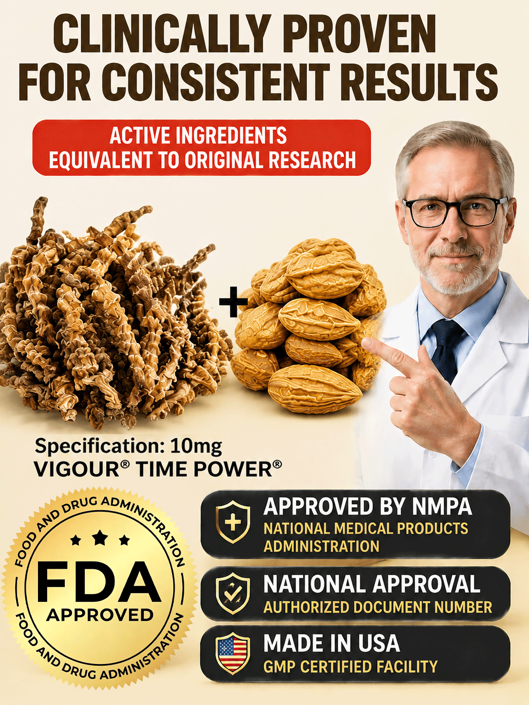 👨Men’s Daily Vitality Herbal Blend – Natural Plant-Based Wellness Support-Ying