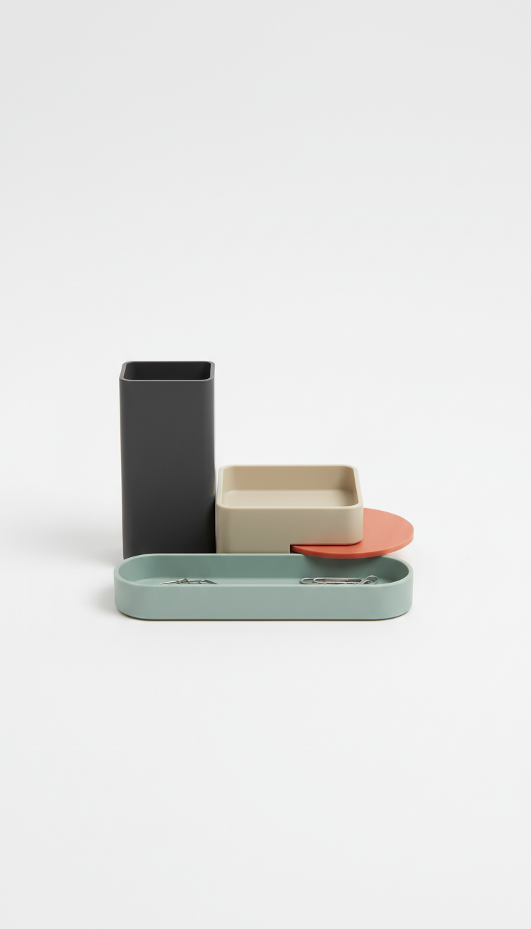Matte Plastic Modular Organizer